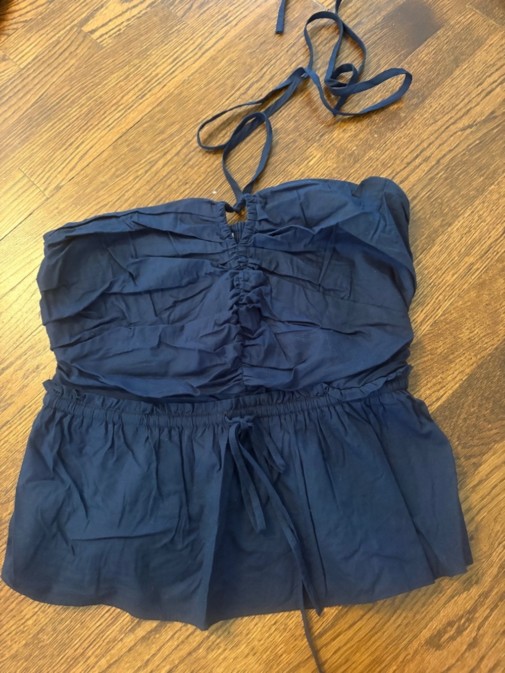 LOFT- Black Summer Halter Top- Medium